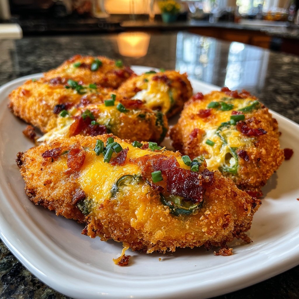 Jalapeno Poppers with Savory Crumb Topping