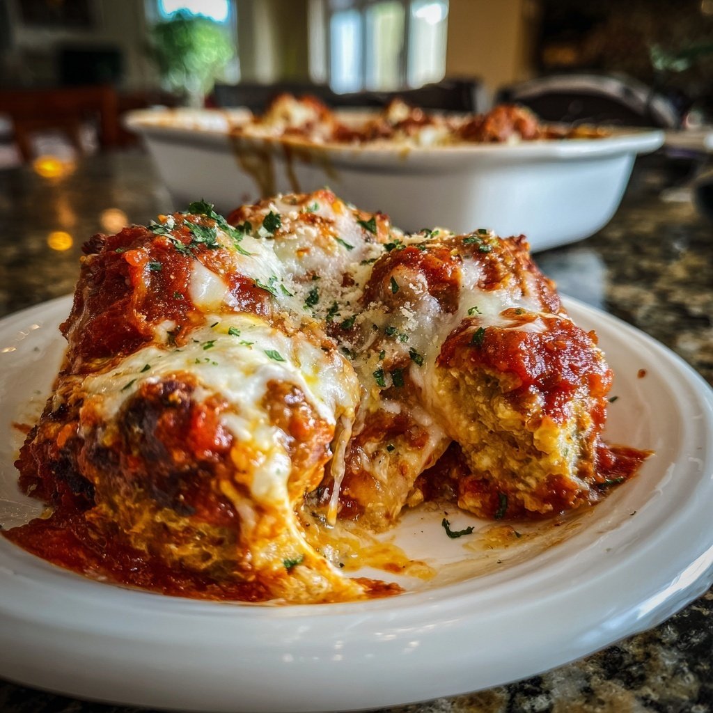 Comfort Food Meatball Casserole