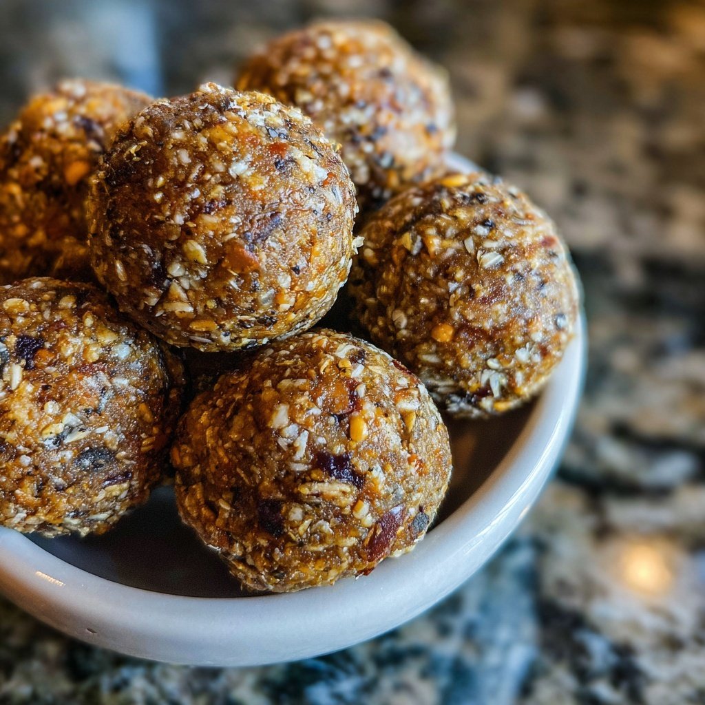 Protein Balls with Sunflower Seeds