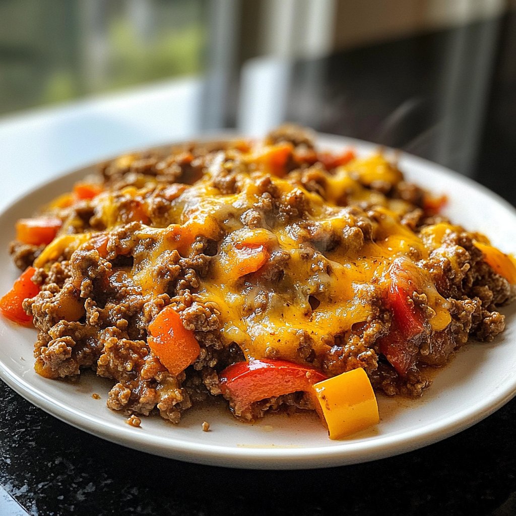 Ground Beef Skillet Mexican Style