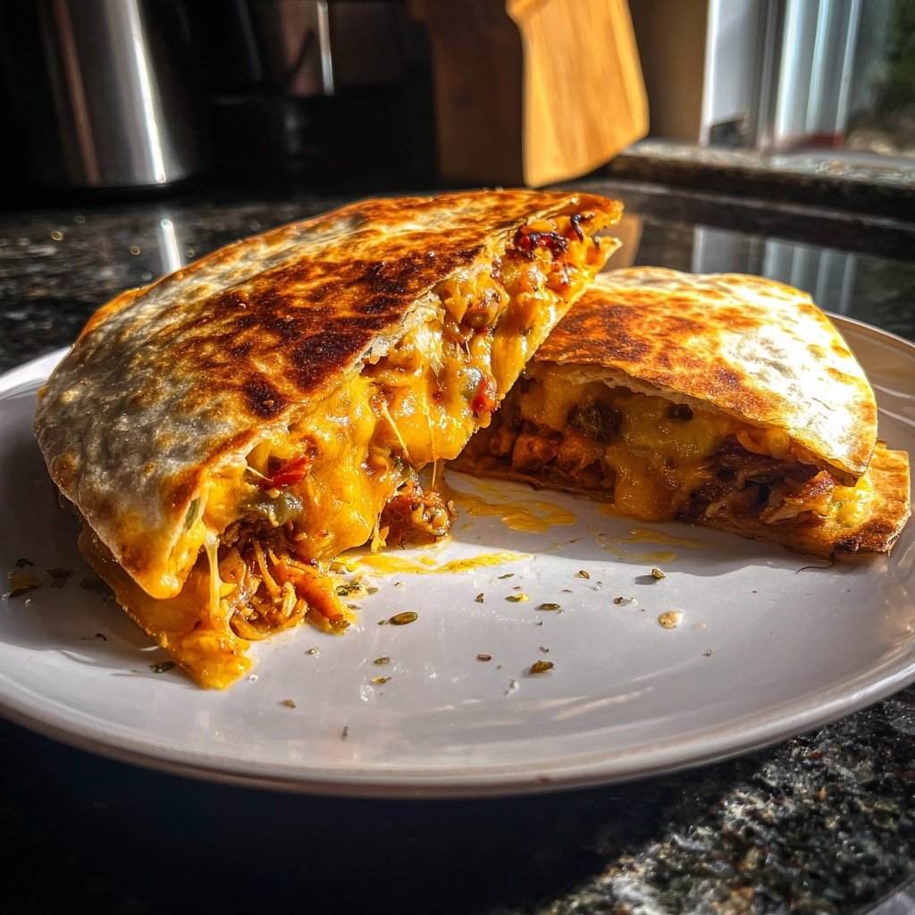 Rotisserie Chicken Quesadilla Bake