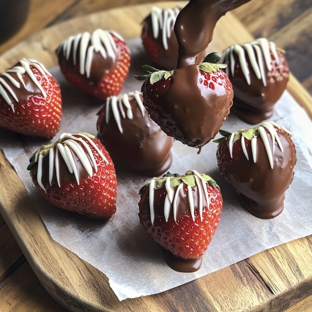 Chocolate Strawberries for Valentine’s Day