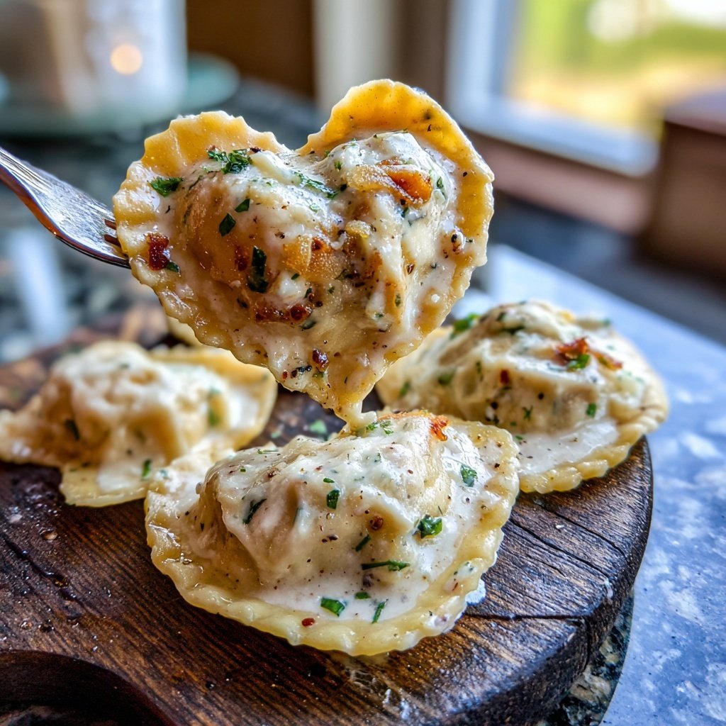 Heart-Shaped Ravioli with Ricotta and Herbs