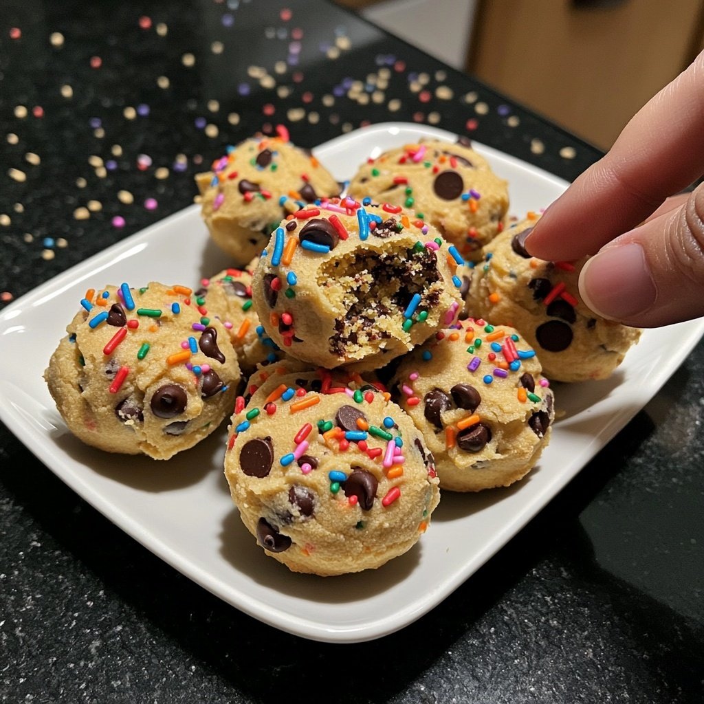 Super Bowl Dessert Cookie Dough Bites