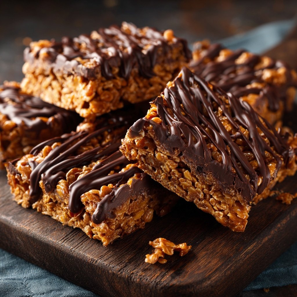 Chocolate Honeycomb Bars
