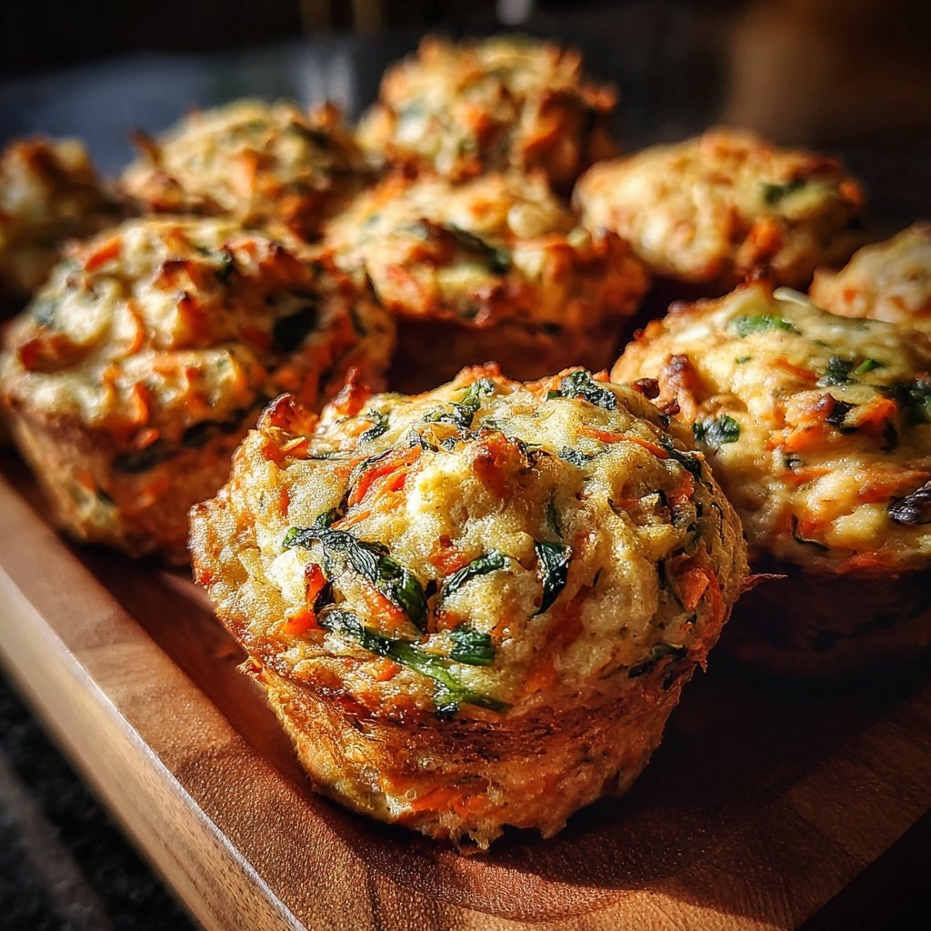 Super Bowl Food Savory Veggie Muffins